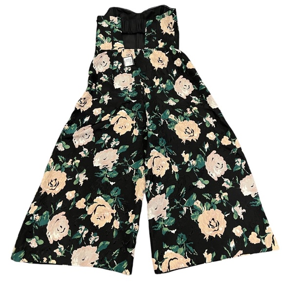 NWT Club Monaco Silk and Wool Floral wide leg Jumpsuit - Picture 2 of 12